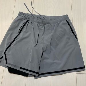Lululemon lined gym shorts